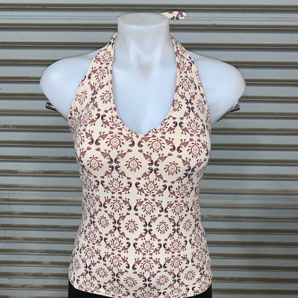 Two gap Halter stretch tops with support - Picture 3 of 8